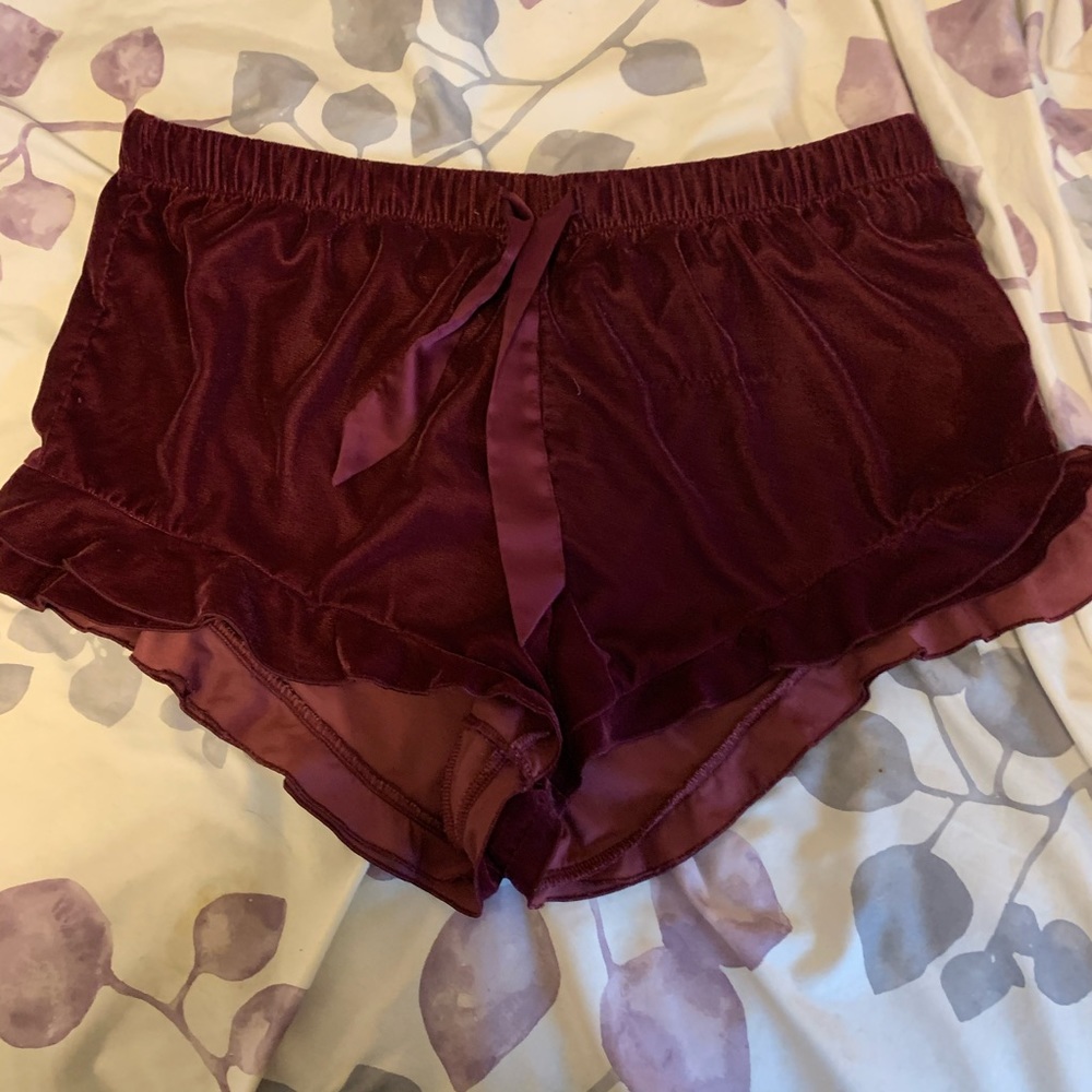 Victoria’s Secret velvet shorts